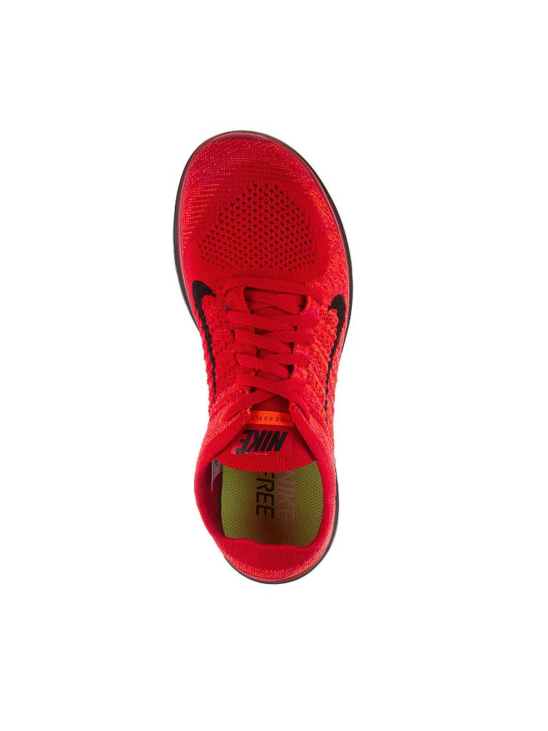 NIKE Herren Laufschuh Free 4.0 Flyknit rot